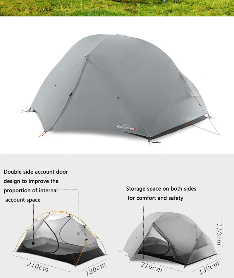 Cheap Goat Tents Kamperbox Camping Tent Barraca Camping Tent Outdoor Camp Ultralight Tent Double Tente Fast open Tent Tents 